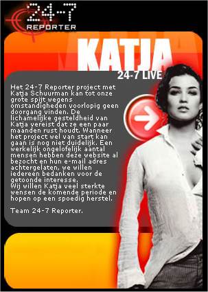 Katja is ziek