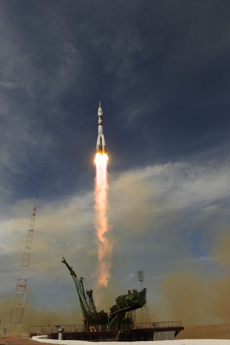 Soyuz launch from kazachstan